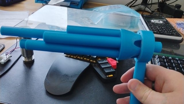Failed 3d print train whistle